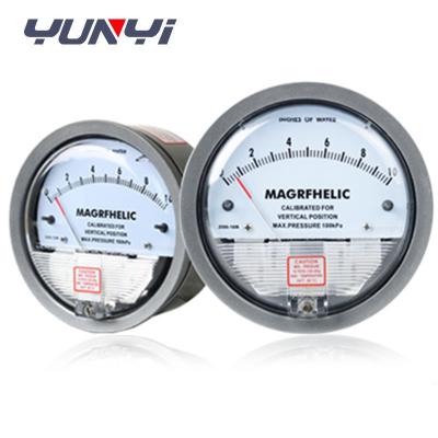 China 4 Skala-differenziales Mikromanometer-Manometer-Antierschütterung zu verkaufen