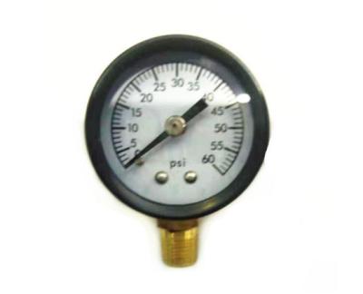 China SS 1,5 hilo del indicador de presión de aire del NPT 60psi de la pulgada M20*15 en venta