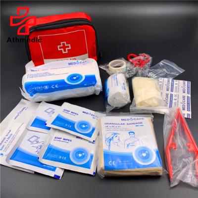 China Emergency Use 2021 Standard Basic Athmedic Logo Budget Logo Red Mini Label Travel Standard Basic Kit for sale