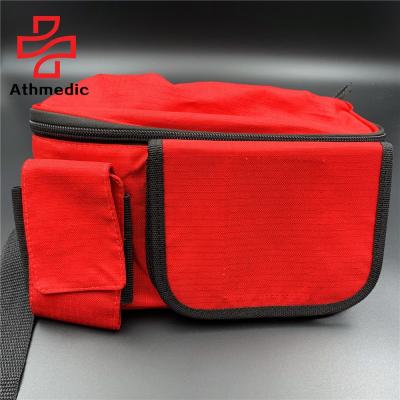 China 2021 Fabric Athmedic Custom Logo Premiums Promotional First Aid Waist Pack Pouch Nylon Empty First Aid Bag for sale