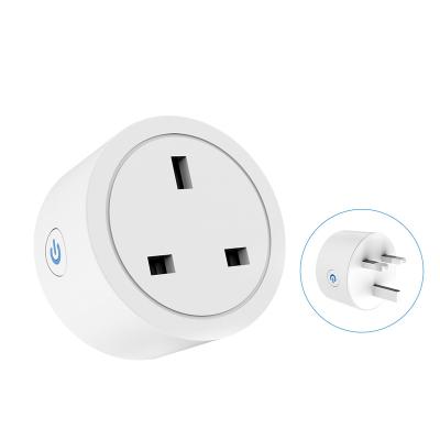 China With Power Monitoring Tuya Wholesale Energy Monitoring WiFi Smart Plug With Motion Light ip44 Alexa Mini Outlet Works With 16A UK for sale