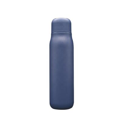 China 420ml Sustainable 304 Stainless Steel Double UV-C Self Cleaning Water Bottle With Touch Screen for sale