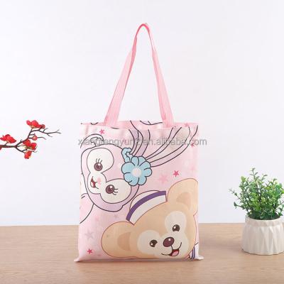 China Reusable Hot Selling Eco Friendly Cotton Shopping Tote Bag With Custom Printed Logo for sale