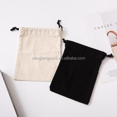 China Reusable Custom Logo Printed Gift Canvas Cotton Double String Handbag Shoe Dust Drawstring Bag for sale