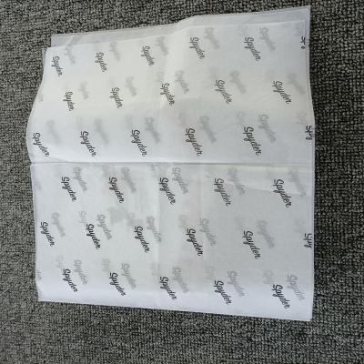 China Recycled Materials Custom Fabric Printing LOGO Paper Custom Your LOGO Gift Wrapping Paper Packaging Gold Foil for sale