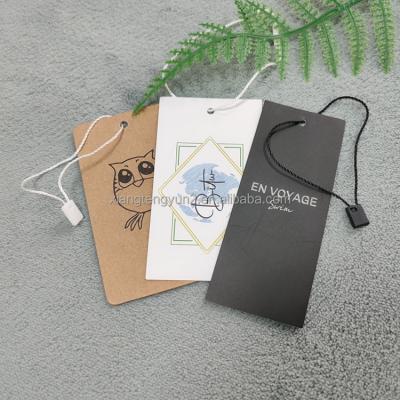 China Hot Selling Custom Color Custom Logo Viable Factory Size Hang Tags Clothing Hang Tag Custom Hang Tags for sale