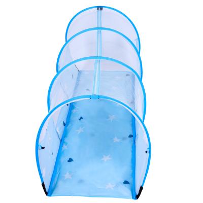 China Taffeta Children's Indoor Folding Toy Tunnel High End Folding Game Tunnel for sale