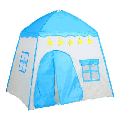 China Blue Indoor Tent Premium Children's Toy Tent Children's Playhouse Quality Oxford Cloth Kids Play Tent for sale