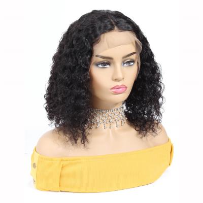 China Brazilian Pre Plucked Natural Bob Hair Wig For Women Curly Connie Hair Lace Front Short Pixie Cut Wig Straight Short Curly Hair Wig for sale