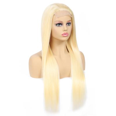 China Silky Straight Wave 613 Honey Blonde HD Lace Swiss Lace Front Wig Body Wave Frontal T Wigs 13x1,4x4,13x4 Hair Part For Color Women Closure Wig for sale