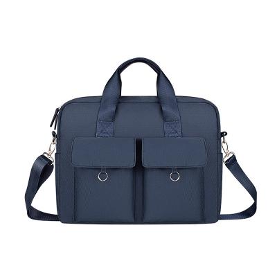 China Waterproof Polyester Computer Laptop Briefcase Messenger Bag Travel Business Laptop Bag for sale