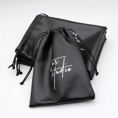 China Jewelry Gift Leather Small PU Perfume Bag Tote Drawstring Bag for sale