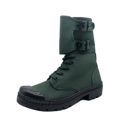 China Other factory wholesale canvas training shoes military green combat boots for sale