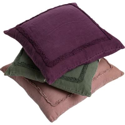 China C2U Anti-Static Customized 100% French Washed Canvas Cushion for sale