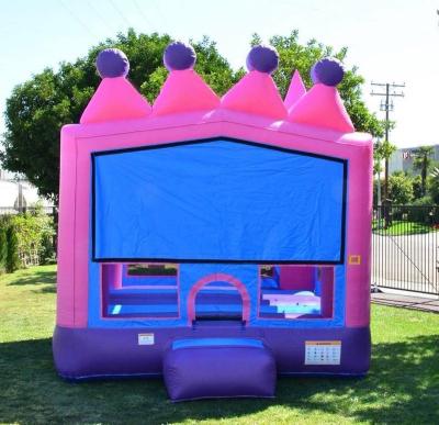 China Jumper House Bounce Princess Inflatable Bouncer Bouncy Castle Pink Combo Outdoor/Indoor Bouncy Castle for sale