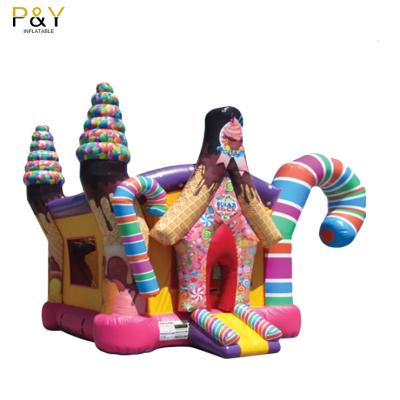 China Sugar Shack Commercial Outdoor/Indoor Outdoor Kids Inflatable Bouncer Bounce Jumping House For Sale for sale