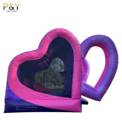 China Outdoor/Indoor Moonwalk Commercial Inflatable Love Hearts Bounce House Jumper Bouncy Castle Inflatable Bouncer for sale