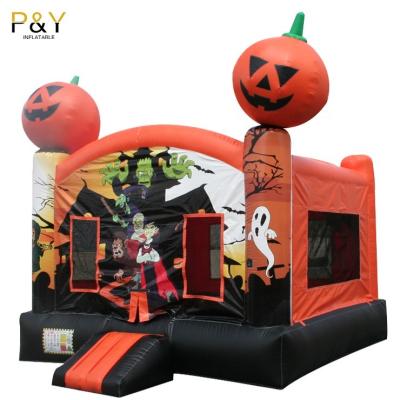 China Outdoor/Indoor Commercial Inflatable Jumper Castle Inflatable Bouncy Pumpkin Moonwalk Bouncer for sale