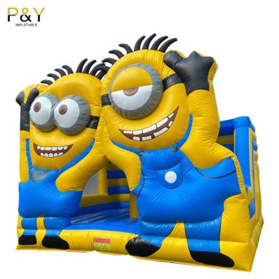 China Min Ions Inflatable Bounce House Outdoor/Indoor Commercial Inflatable Bouncer Bouncy Castle For Sale for sale