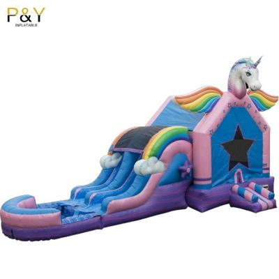 China Jumper House Bounce Unicorn Inflatable Bouncer Bouncy Castle Combo Outdoor/Indoor Commercial Inflatable Bouncer for sale