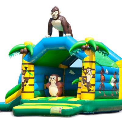 China Combo Jumping Monkey Jungle Castle Inflatable Bouncers Outdoor/Indoor Commercial Inflatable Bounce House For Adults for sale