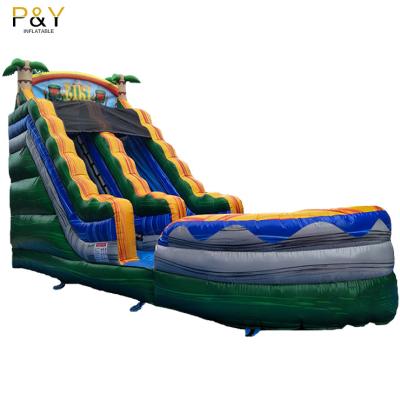 China Outdoor / Indoor Inflatable Tiki Plunge Water Slides Inflatable Water Slide For Fun for sale