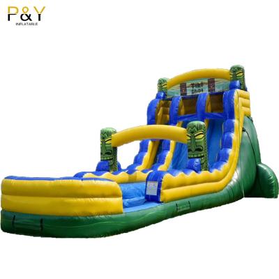 China Outdoor/Indoor High quality China factory Inflatable wet slides inflatable water slide for sale