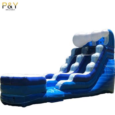 China Commercial Outdoor/Indoor Tidal Wave Giant Inflatable Water Slides Adult Size Inflatable Water Slide For Adult for sale