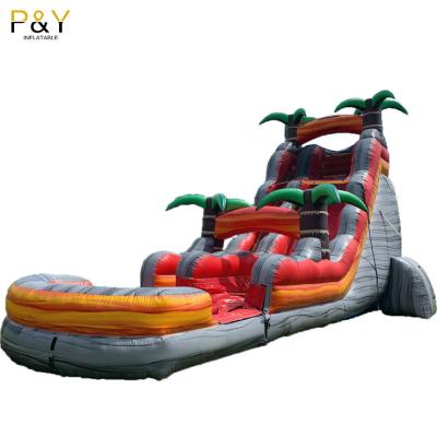 China Outdoor / Indoor Commercial Inflatable Jumper Slides Big Adult Size Inflatable Water Slide With Pool for sale