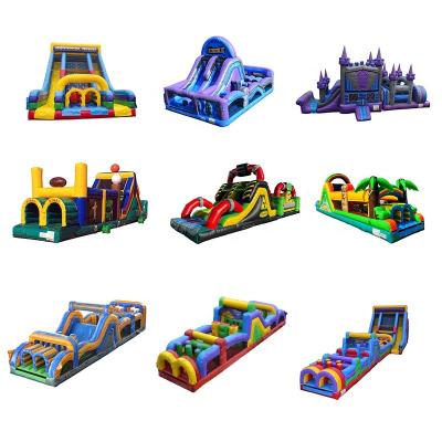 China Extreme Commercial Outdoor/Indoor Radica Jumpers House Inflatable Bouncing Obstacle Course For Adults for sale