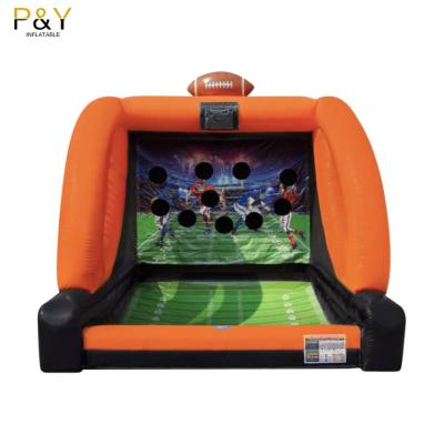 China Party Outdoor / Indoor Outdoor Commercial Grade 0.55mm PVC Inflatable Games Bounce House Basketball for sale