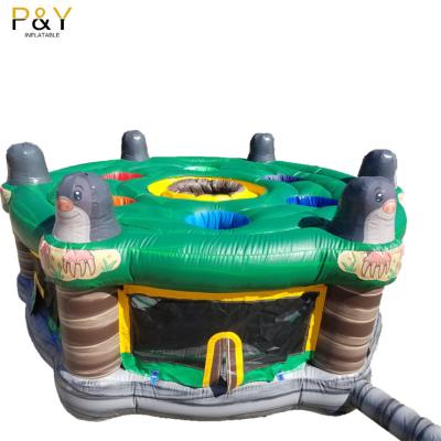 China New Large Outdoor/Indoor Inflatable Human Beat A Mole Game Sport Inflatable Interactive Games For Kids And Adult for sale