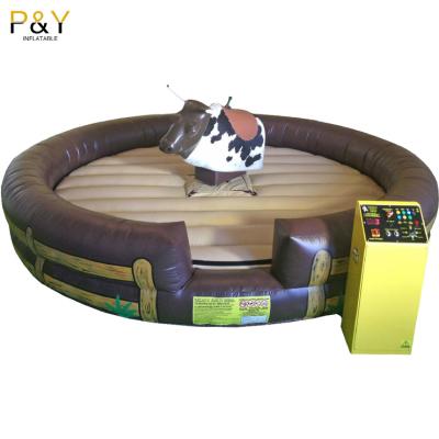 China hot sale inflatable mechanical bull bouncer outdoor/indoor inflatable sport games for sale for sale