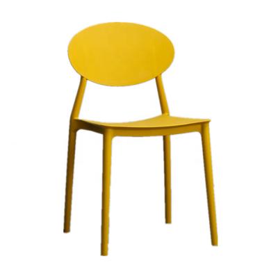 China Modern hot sale pp plastic chair office chair modern simple design backrest comfortable dining room plastic chair for sale