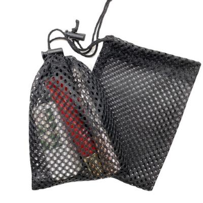 China New Products Polyester Drawsting Mesh Eye Bag Electronic Cradle Mesh Bag Package Mesh Bag Packaging for sale