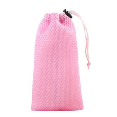 China Drawsting Polyester Mesh Package Pocket Golf Drawstring Net Bag Sandwich Manufacturer Customized Net Bag for sale