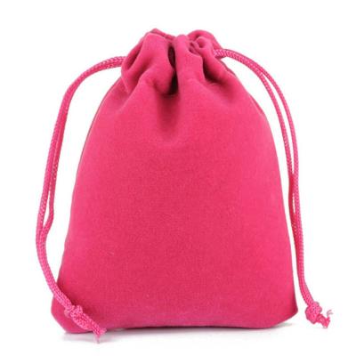 China Custom Safety Velvet Wholesale Bags Drawstring Velvet Makeup Bag Jewelry Package Pouch for sale