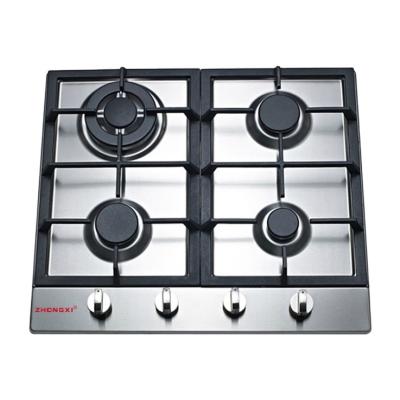 China Hotel 4 Capsets Aluminum Ring 4 Burner Gas Cooker in Dubai Gas Cooker Africa Kitchen Cooking Appliances 4 Burner Built in Gas Cooktops for sale