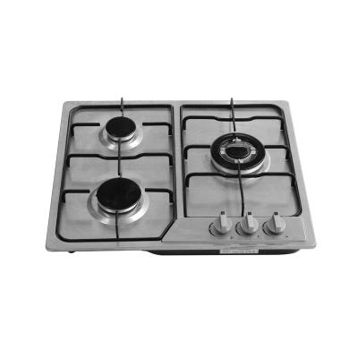 China Hotel Built-in 3 Burner Gas Hob for sale