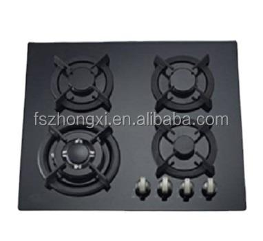 China Hotel Sabaf Burner Quemadore De Cocina Kitchen Cooking Appliances Tempered Glass Built In Gas Cooktop Home Use Gas Cooker Safety Device for sale