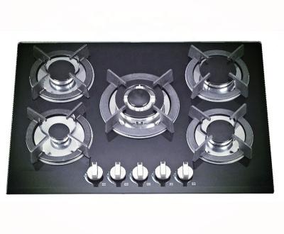 China Home Burners to Hotel Kitchen Appliances 5 Built in Gas Cooktops Household Cooking LPG NG Gas Stove Safety Device Blue Flame Cooker for sale