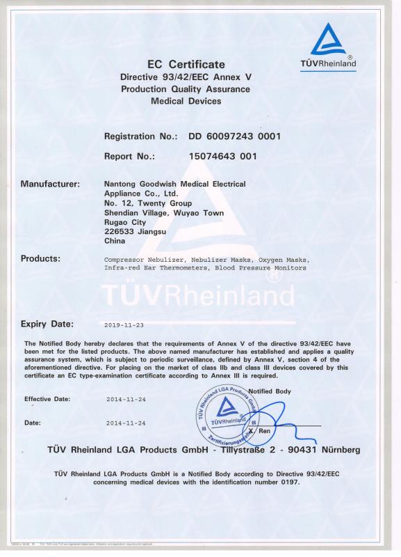 CE certificate - JIANGSU NEW ERA INDUSTRIAL&TRADE CORP