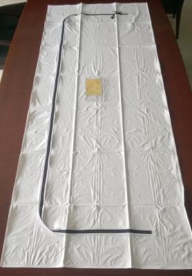 China Envelope Style Disposable White Body Bags of 6Mil to 8Mil PVC / PEVA Cold Crack to -20℃ for sale