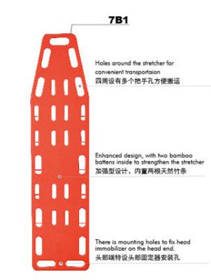 Китай Растяжитель high-density пластичного PE доски PE позвоночника медицинский для носит пациентов продается