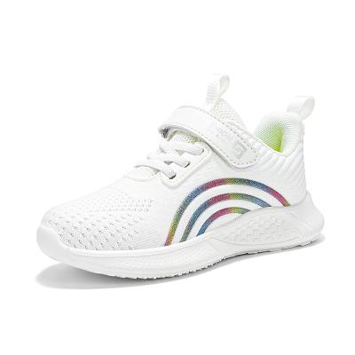 China Girls Sports Casual Walking Shoes Fashion Mesh Breathable Children Running Shoes Kids Tennis Sneakers Light Weight for sale