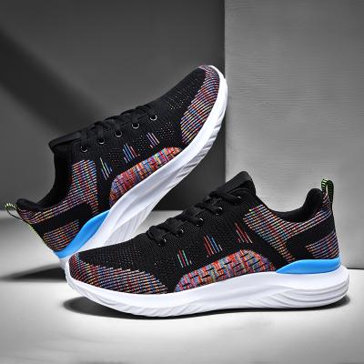 China CUSHIONING Mens Womens Knit Breathable Couples Shoes Running Shoes Sneakers Outdoor Sports Comfortable Casual Gym Men's Shoes for sale