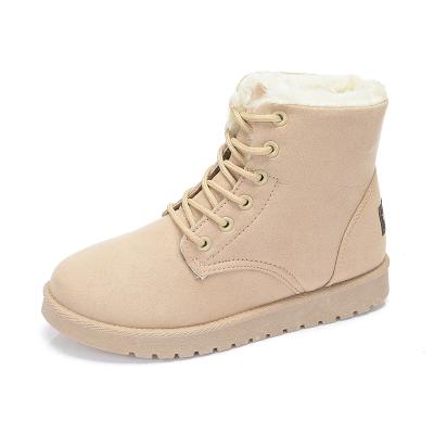 China 2021 Thick Warm Zipper Snow Plush Ankle Boots Durable Comfortable Outdoor Women Winter Boots Women for sale