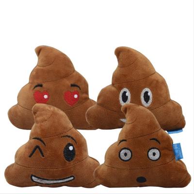 China Stored Pet Molar Teeth Cleaning Simulation Poop Shape Toy Poop Plush Dog Chew Squeaky Toys For Pet 2022 for sale