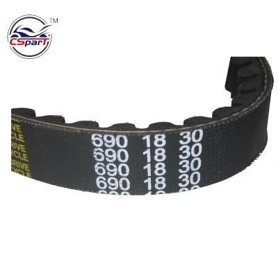 China 690 18 30 CVT Rubber Drive Belt For GY6 49CC 50CC 139QMB Scooter ATV Jonway Baotian Roketa Taotao Parts for sale