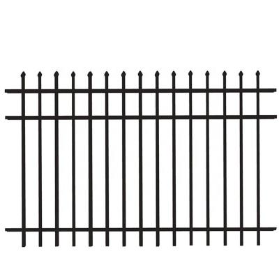 China Easily Assembled Powder Coated Modern Design Decorative Metal Fencing Tubular Fence Panels Aluminum / Galvanized Steel for sale